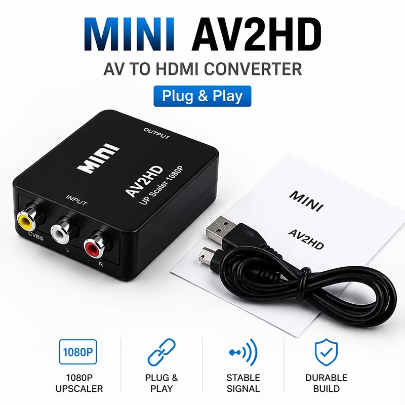 Gaming Console Box - HDTV Converter Box RCA AV CVBS