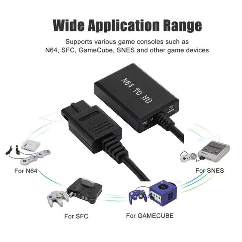 HD N64 PS2 Wii Xbox to HDMI-Co - Gaming Console Box ulasan dan harga