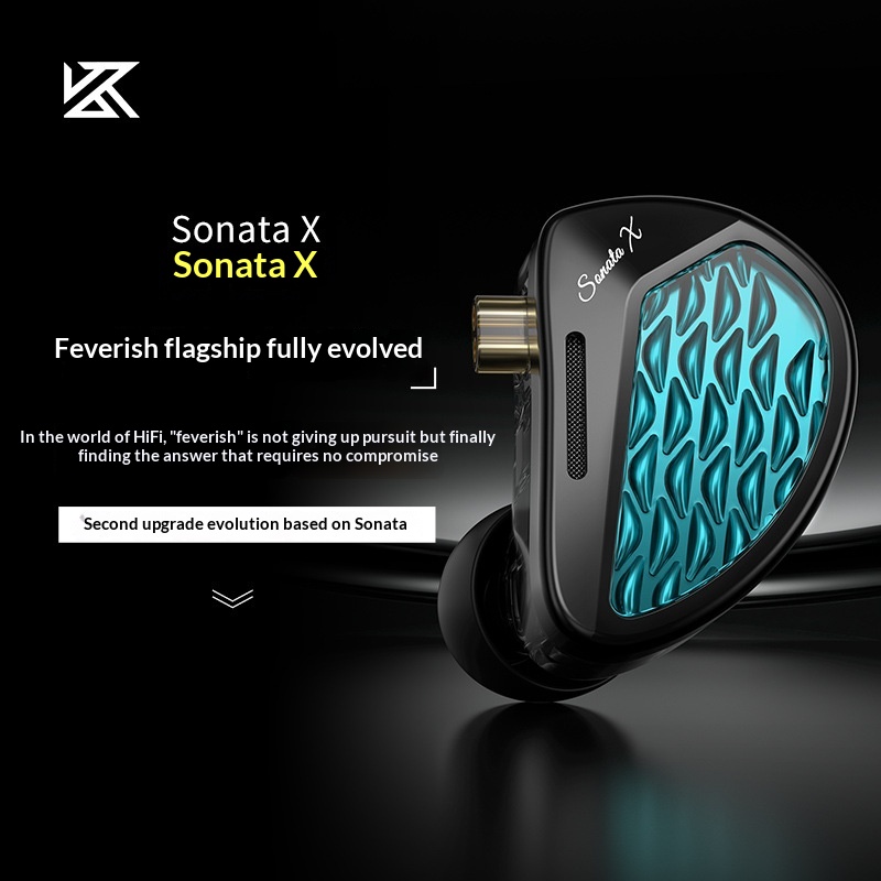 KZ Sonata X In-Ear Monitor Ear - Gaming Headset Wired ulasan dan harga