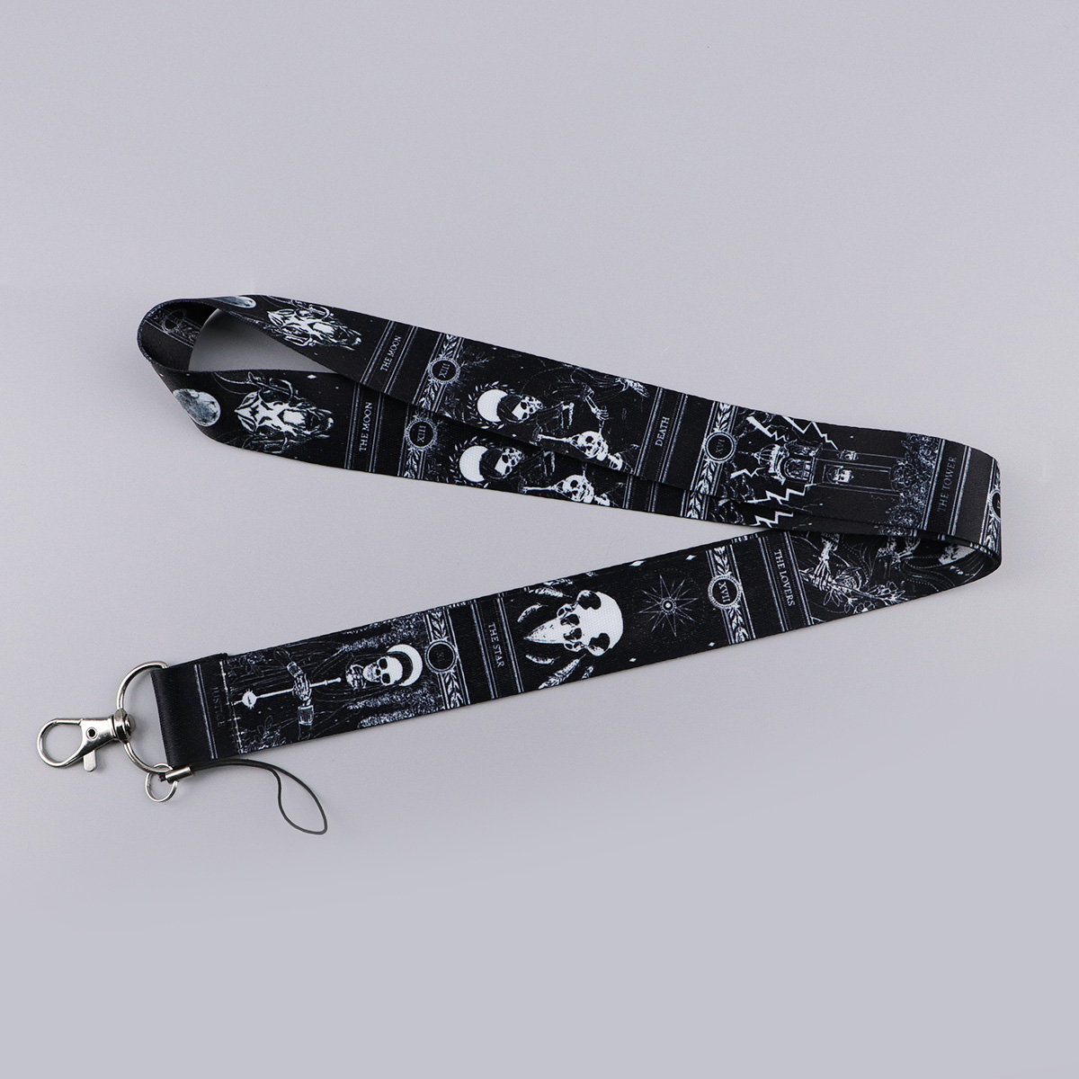 Tarot Themed Skull Lanyard Car - Gaming Card Holder ulasan dan harga