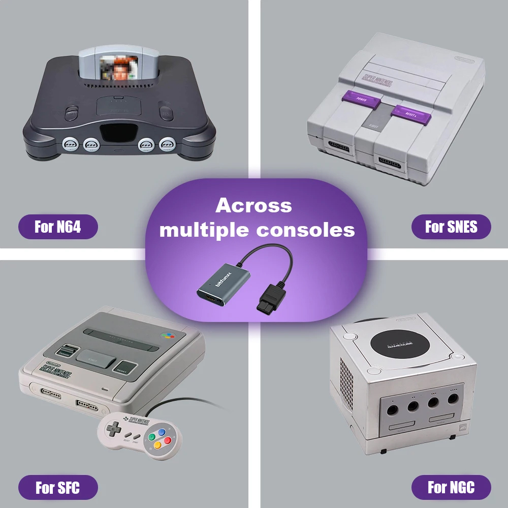 Bitfunx 720P Svideo / AV To HD - Gaming Console All In One ulasan dan harga