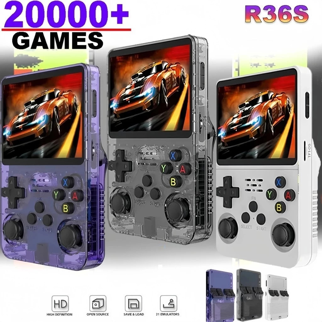 Mini R36S Retro Handheld Video - Gaming Console Xbox 360 ulasan dan harga
