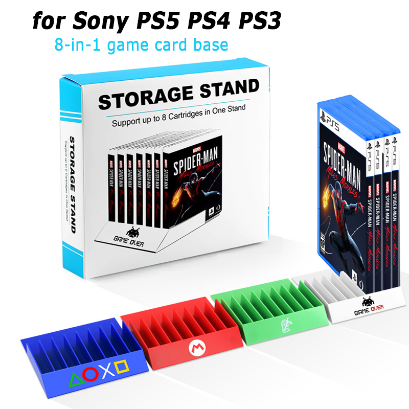 8-in-1 for PS5 Game Card Base  - Gaming Card Holder ulasan dan harga