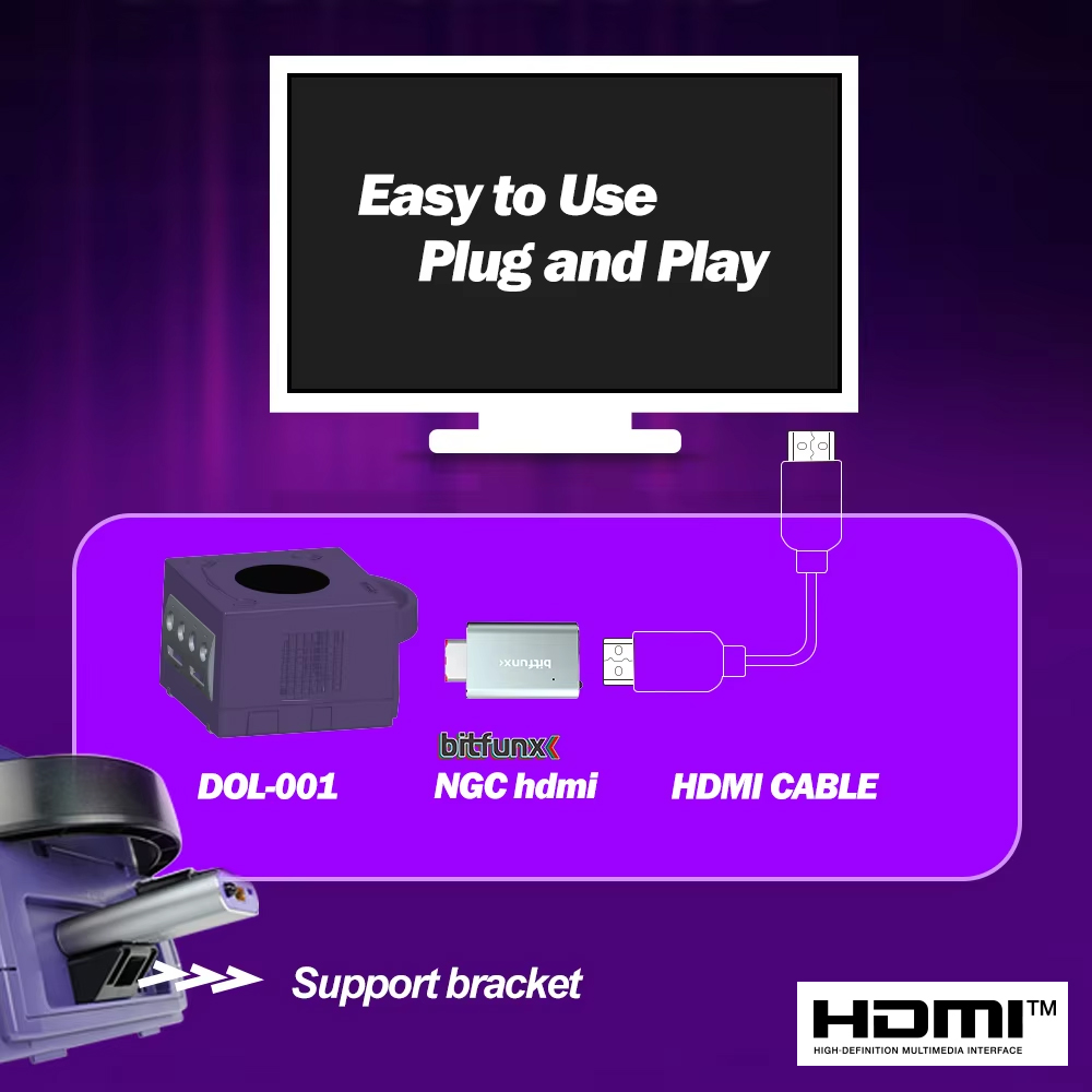 Bitfunx GC Video HDMI™ Adapter - Gaming Console All In One ulasan dan harga