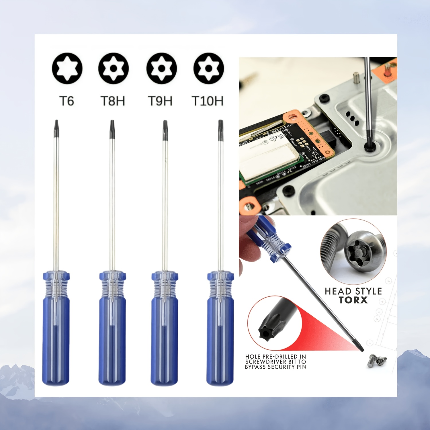 4-Piece T6, T8, T9, T10 Tork S - Gaming Console Repair ulasan dan harga