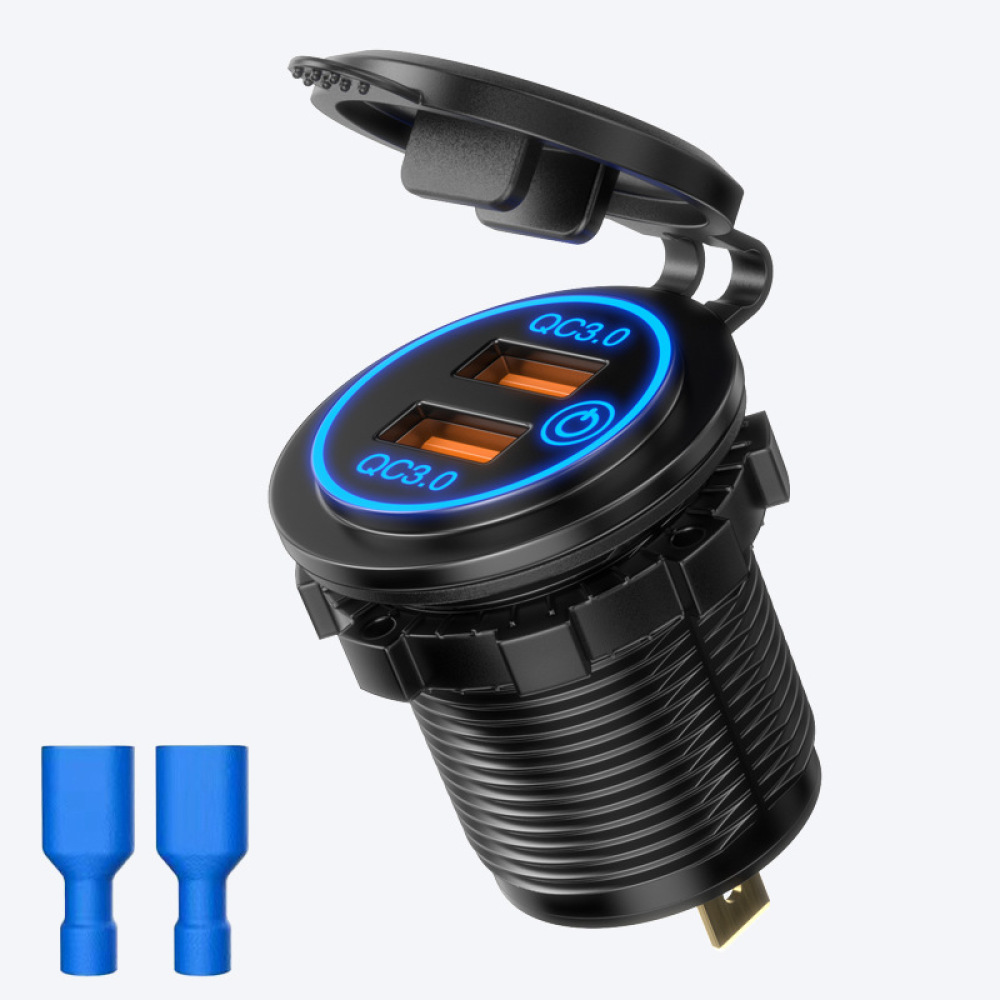 Dual USB Motorcycle Charger PD - Gaming Console Phone ulasan dan harga