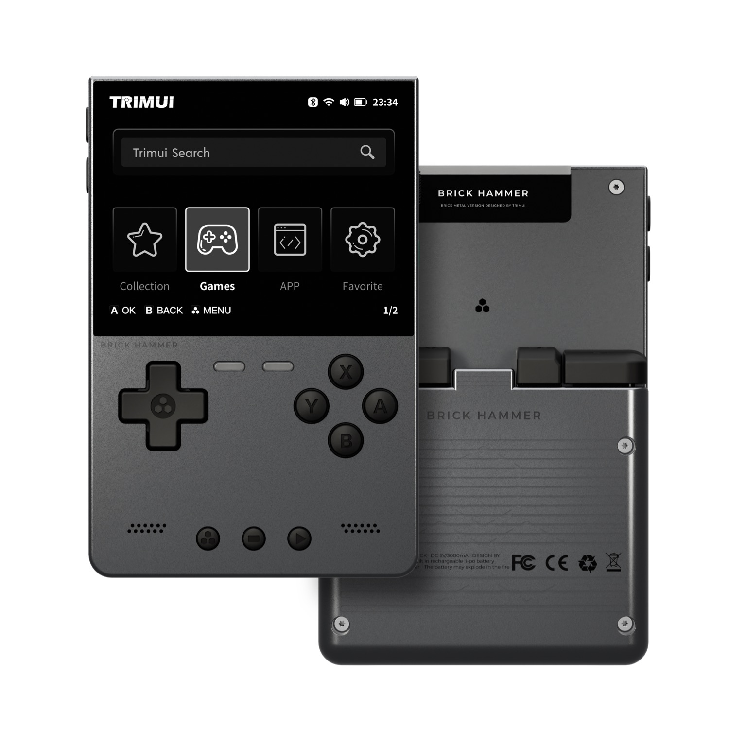 TRIMUI BRICK HAMMER Retro Hand - Gaming Console Phone ulasan dan harga