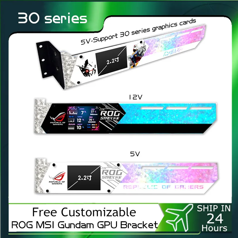 DIY 2.2 inch LCD Display GPU B - Gaming Card Holder ulasan dan harga