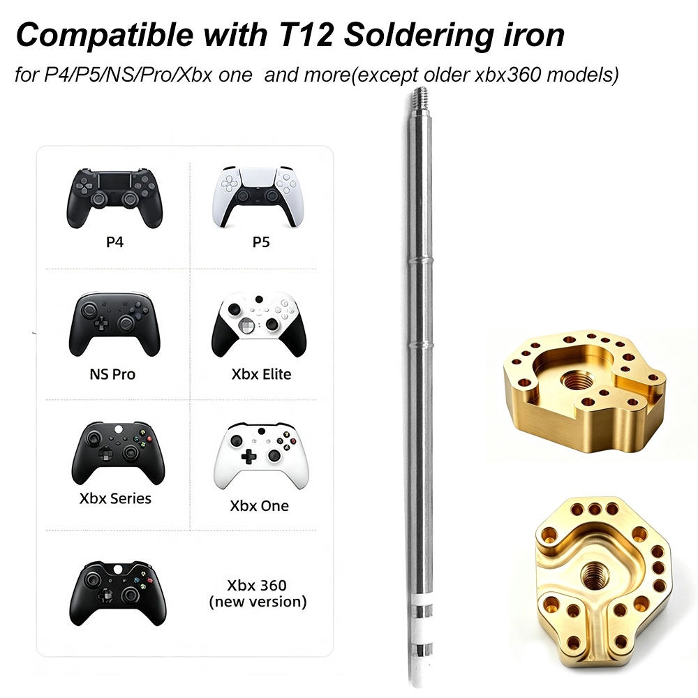 T12 Soldering Iron Tip Set, Ga - Gaming Console Repair ulasan dan harga