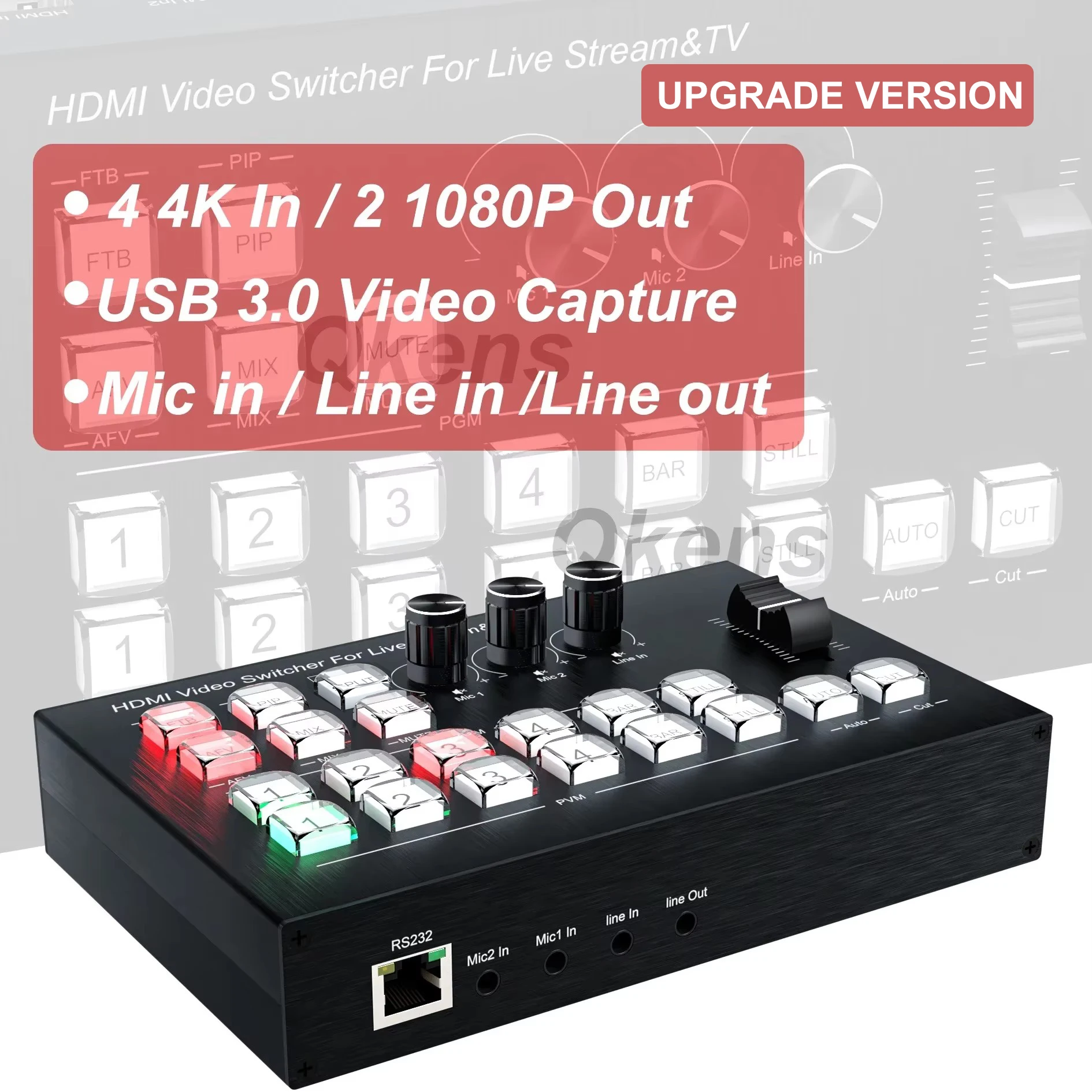 4K 4 Channel HDMI Video Multi  - Gaming Console All In One ulasan dan harga
