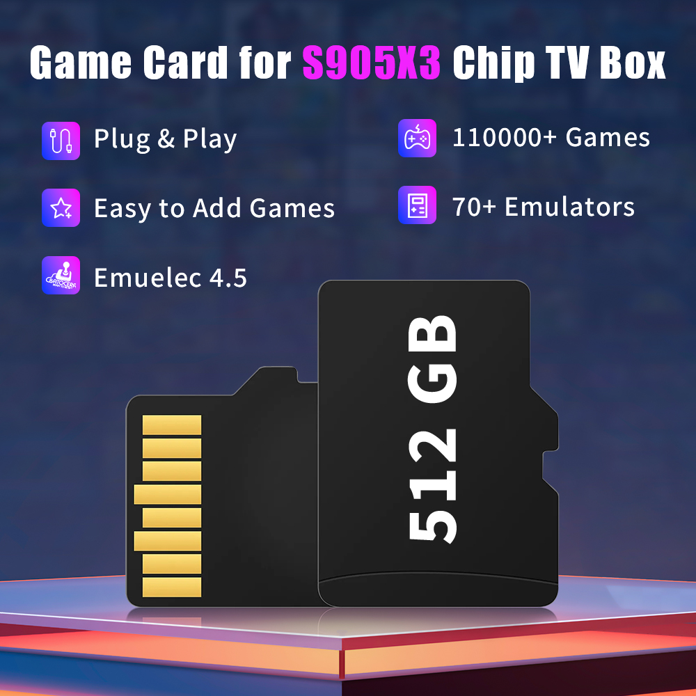 Game TF Card for S905X3 Chip T - Gaming Console Box ulasan dan harga