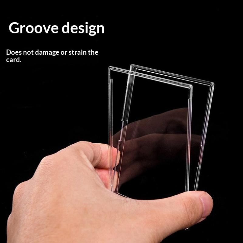 Clear Acrylic Snap Card Holder - Gaming Card Holder ulasan dan harga